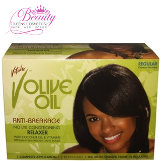 VITALE OLIVE OIL NO LYE CONDITIONING RELAXER REGULAR FORMULA - 1 COMPLETE APPLICATION