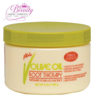 Vitale Olive Oil Root Therapy 8oz- Nourish Scalp & Strengthen Hair Roots