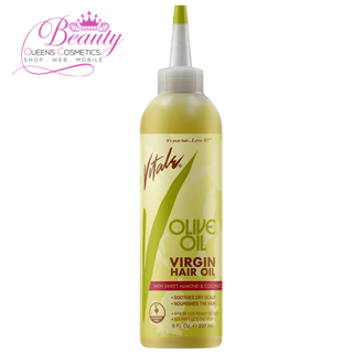 Vitale Olive Oil Virgin Hair Oil 7oz- Deep Nourishment, Shine & Hair Strength