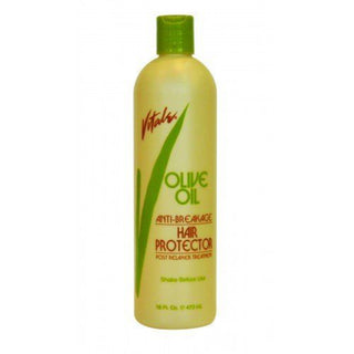 Vitale olive oil anti breakage hair protector 16oz post relaxer treatment for strong smooth healthy hair
