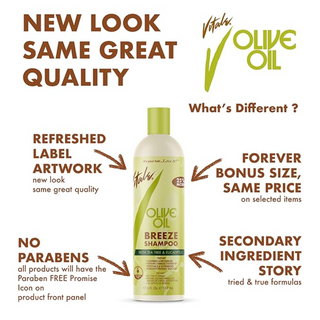 Vitale olive oil edge rite 4oz strong hold edge control for smooth sleek shiny frizz free edges