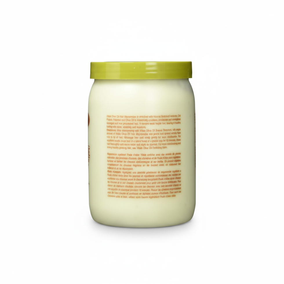 Vitale olive oil hair mayonnaise 30oz deep conditioning protein treatment for dry damaged hair repair and shine