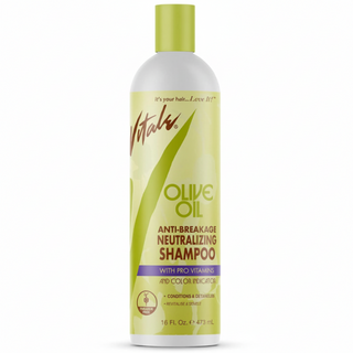 Vitale olive oil neutralizing shampoo 16oz for anti breakage pH balance post relaxer hair care