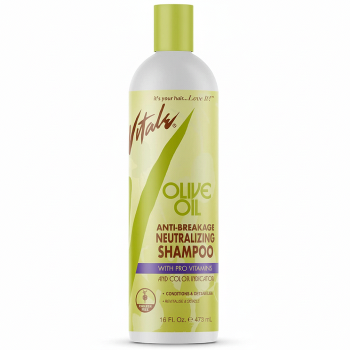 Vitale Olive Oil Anti-Breakage Neutralizing Shampoo 16oz- Strength & pH Balance