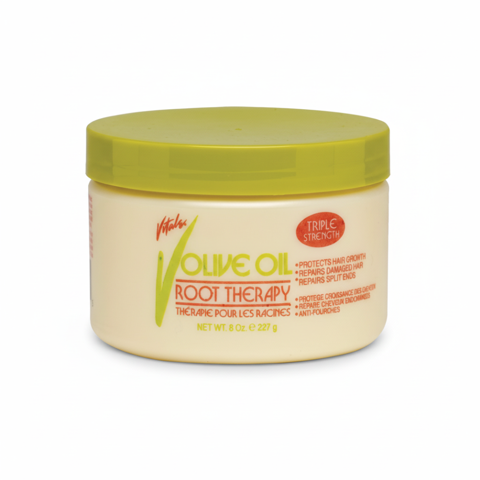 Vitale olive oil root therapy 8oz for scalp nourishment stronger roots healthy shiny hair
