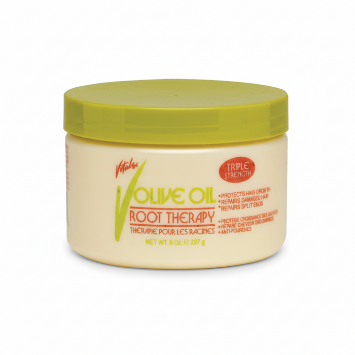 Vitale olive oil root therapy 8oz for scalp nourishment stronger roots healthy shiny hair

