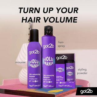 got2b Volumania 24h Volumising Mousse 250ml | Boost Hair Volume & Fearless Hold