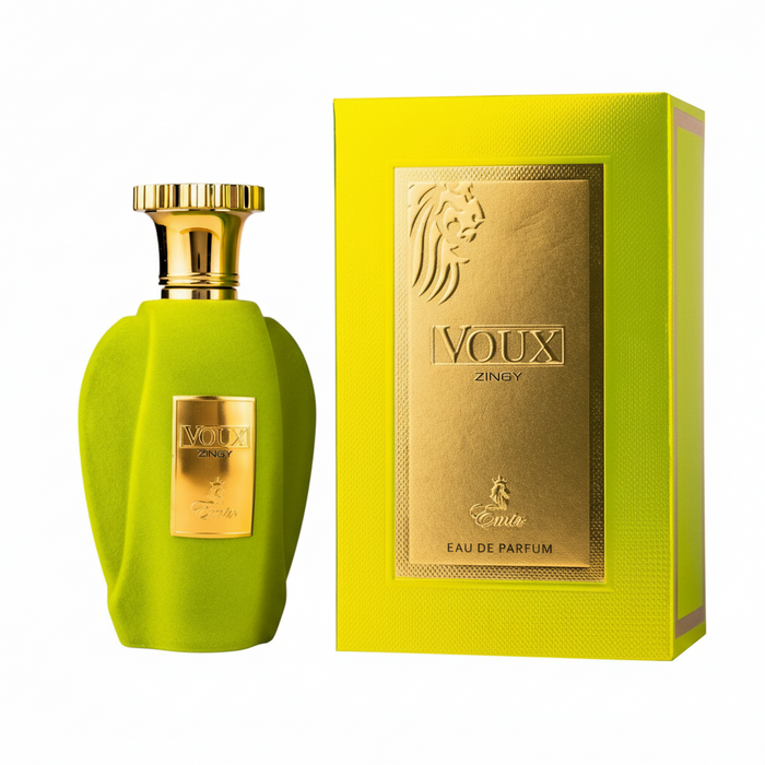 Voux Zingy EDP by Paris Corner 100ml–  Fresh Unisex Citrus Aromatic Perfume with Mint & Musk