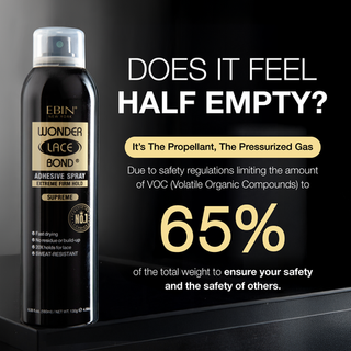 EBIN Wonder Lace Bond Adhesive Spray Supreme Extreme Hold 180ml