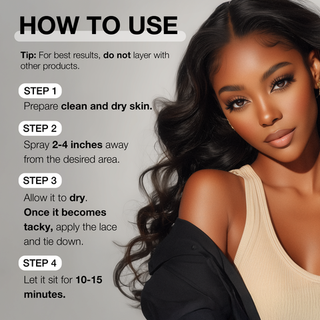 EBIN Wonder Lace Bond Adhesive Spray Supreme Extreme Hold 180ml