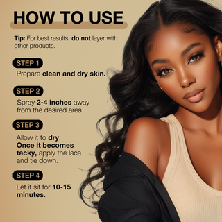 EBIN Wonder Lace Bond Adhesive Spray Extreme Mega Hold Sensitive 420ml