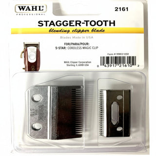 wahl 2 hole stagger tooth clipper blade cordless magic clip replacement barber blade