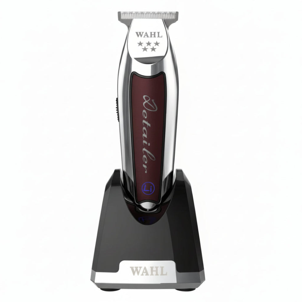wahl 5 star cordless detailer li silver professional t blade hair trimmer barber tool
