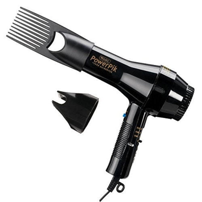 Wahl Afro Power Pik Hair Dryer 1250W | Pik Attachment for Curly Hair