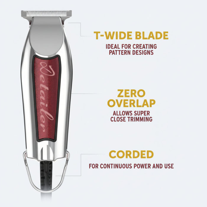 Wahl Detailer 5 Star Series | Extra Wide Blade Professional T-Blade Trimmer