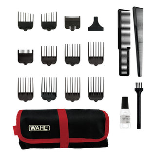 wahl fade pro perfect fade hair clipper 18 piece grooming kit barber tool professional set