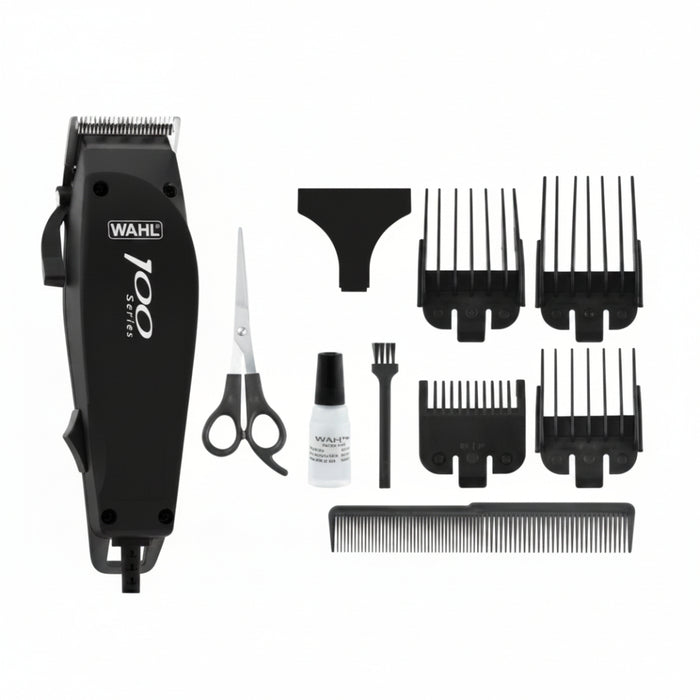 Wahl GroomEase 100 Series Clipper 10pc Kit | Home Haircut Grooming Set