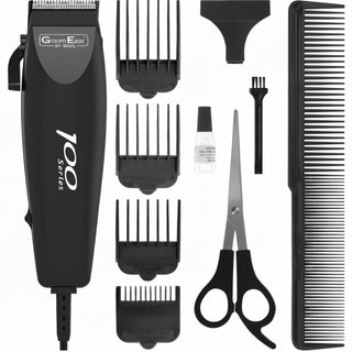wahl groom ease 100 series clipper 10 piece grooming kit home haircut set