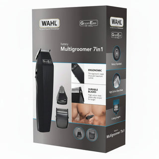 wahl groom ease battery operated men multigroomer beard body grooming trimmer kit