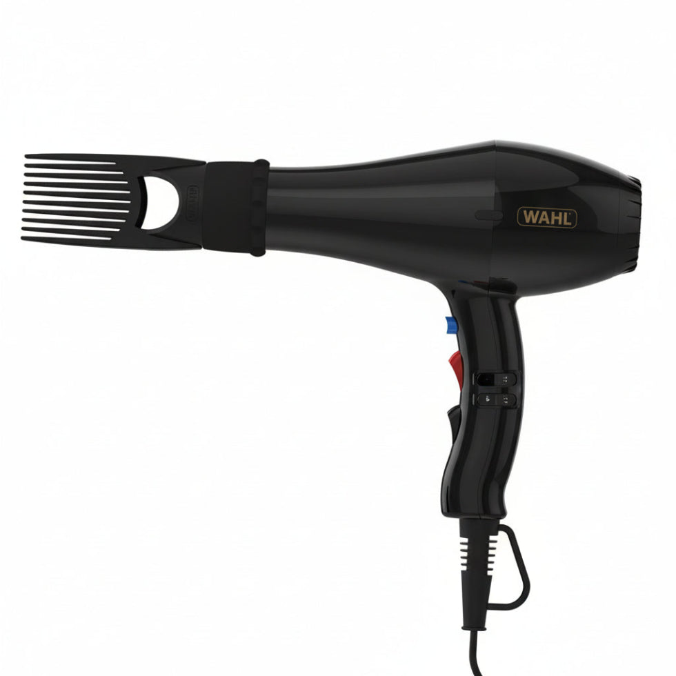 wahl powerpik 5000 hairdryer afro curly hair dryer with pik volume styling tool professional