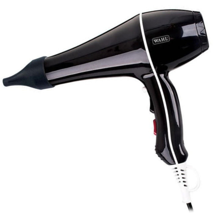 Wahl Professional 2000W Power Dry Hair Dryer Black | Fast Salon Blow Dryer