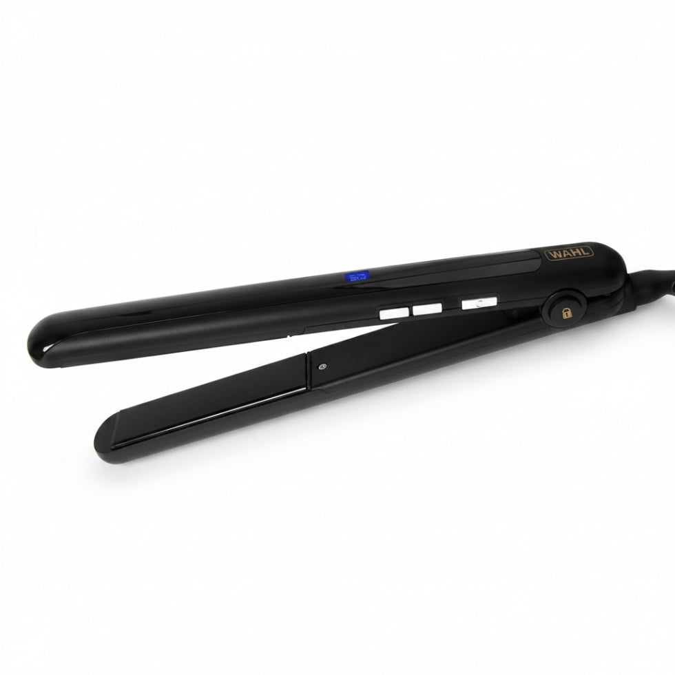 wahl salon styling hair straightener ceramic plates professional hair iron smooth frizz control tool