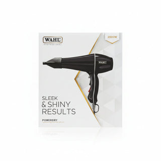 wahl sleek shiny powerdry 2000w professional hair dryer fast drying smooth shine styling tool