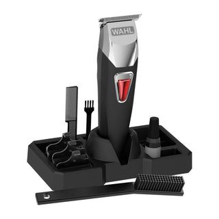wahl t-pro cordless t blade trimmer 10 piece kit professional barber line up detail tool