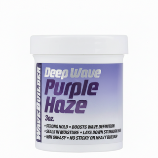 wavebuilder deep wave purple haze ultra hold pomade 3oz strong hold hair pomade for deep 360 waves shine non greasy styling product