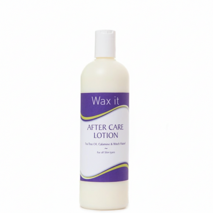 wax it after wax care lotion 500ml aloe vera soothing hydrating post waxing skin recovery lotion
