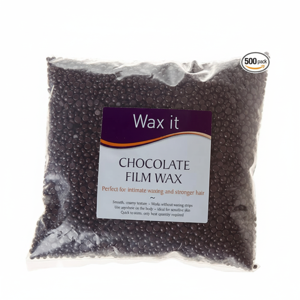 wax it chocolate film wax 500g sensitive skin hard wax stripless hair removal smooth skin waxing