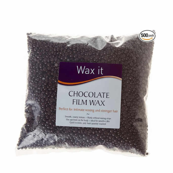 Wax It Chocolate Film Wax 500g | Sensitive Skin Hard Wax