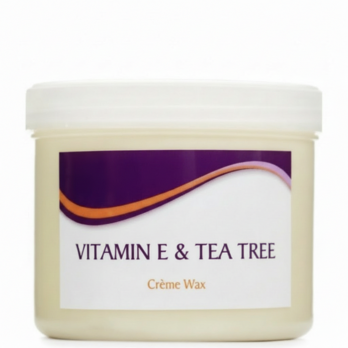 wax it vitamin e tea tree creme wax 450g soothing hair removal wax smooth skin sensitive care