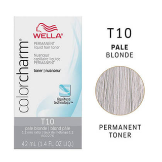 Wella ColorCharm toner for blonde hair brass neutralizing salon toning treatment