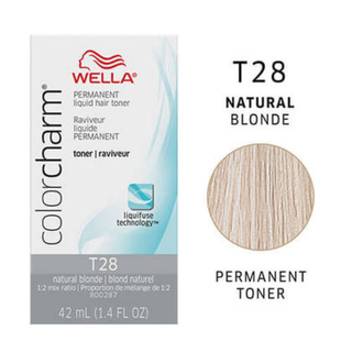 Wella ColorCharm toner for blonde hair brass neutralizing salon toning treatment