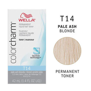 Wella ColorCharm toner for blonde hair brass neutralizing salon toning treatment