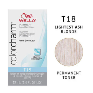 Wella ColorCharm toner for blonde hair brass neutralizing salon toning treatment