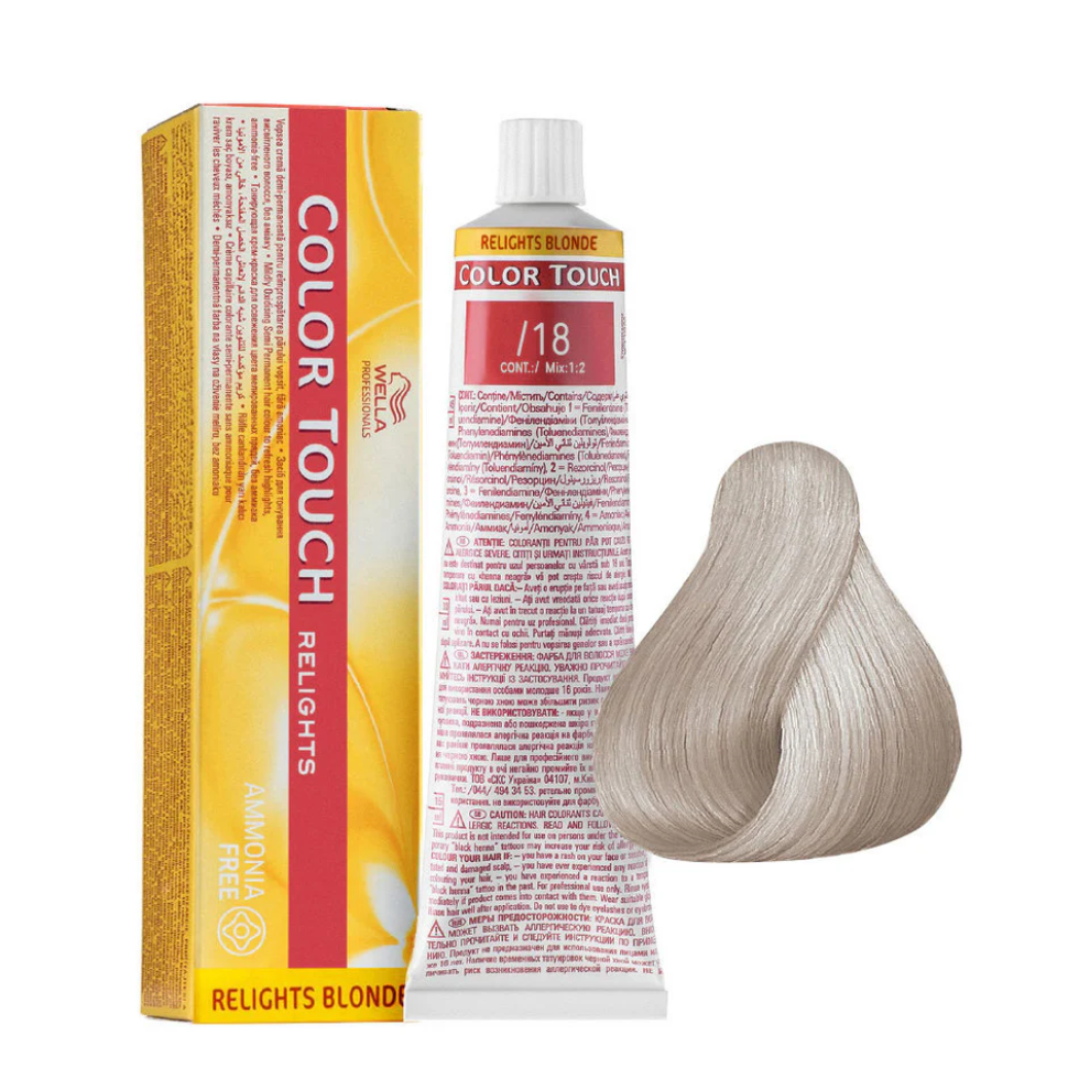 Wella Color Touch Relights 60ml blonde refresh demi permanent salon hair color gloss toner