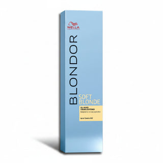 Wella Blondor Soft Blonde Cream Lightener 200g professional cream bleach for controlled blonde hair lightening and highlights