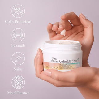 Wella ColorMotion Plus Structure Plus Mask 500ml with Wellaplex Bonding Agent for color treated hair repair and strengthening**