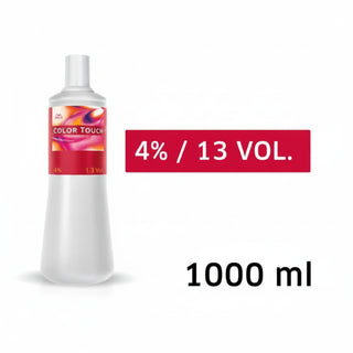 Wella Color Touch Emulsion 4 Percent Developer 1000ml for demi permanent hair color gloss and salon color enhancement**