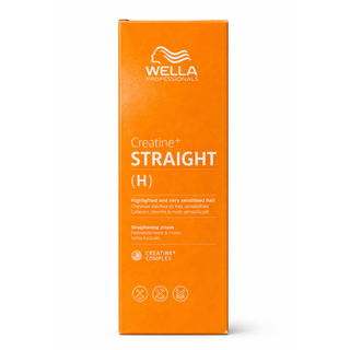 wella professionals creatine straight h 200ml smoothing cream for sensitized and highlighted hair frizz control
