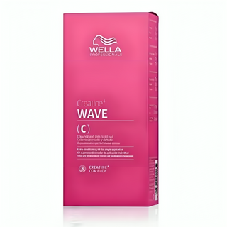 Wella Creatine+ Wave C perm lotion for soft curls on coloured and sensitive hair