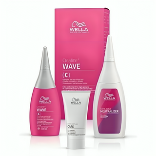 Wella Creatine+ Wave C perm lotion for soft curls on coloured and sensitive hair
