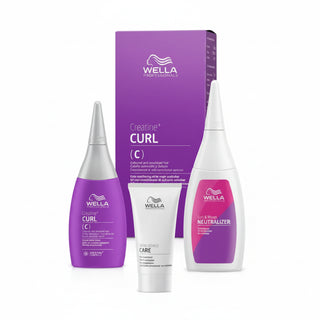 Wella Professionals Curl It Creatine Plus Curl C Hair Kit for professional long lasting curl perm treatment**