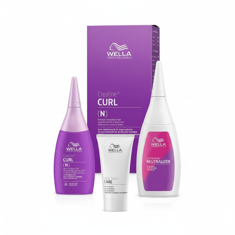 Wella Professionals Curl It Creatine Plus Curl N Hair Kit for professional long lasting curl perm treatment for normal hair**