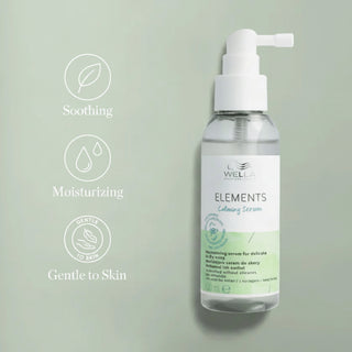 Wella Elements Calming Serum 100ml for sensitive scalp hydration soothing care and scalp comfort treatment**