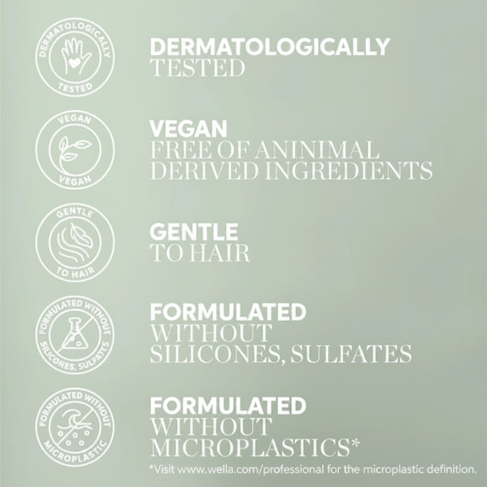 Wella Elements Calming Shampoo 1000ml gentle cleansing shampoo for sensitive scalp hydration comfort and healthy hair**