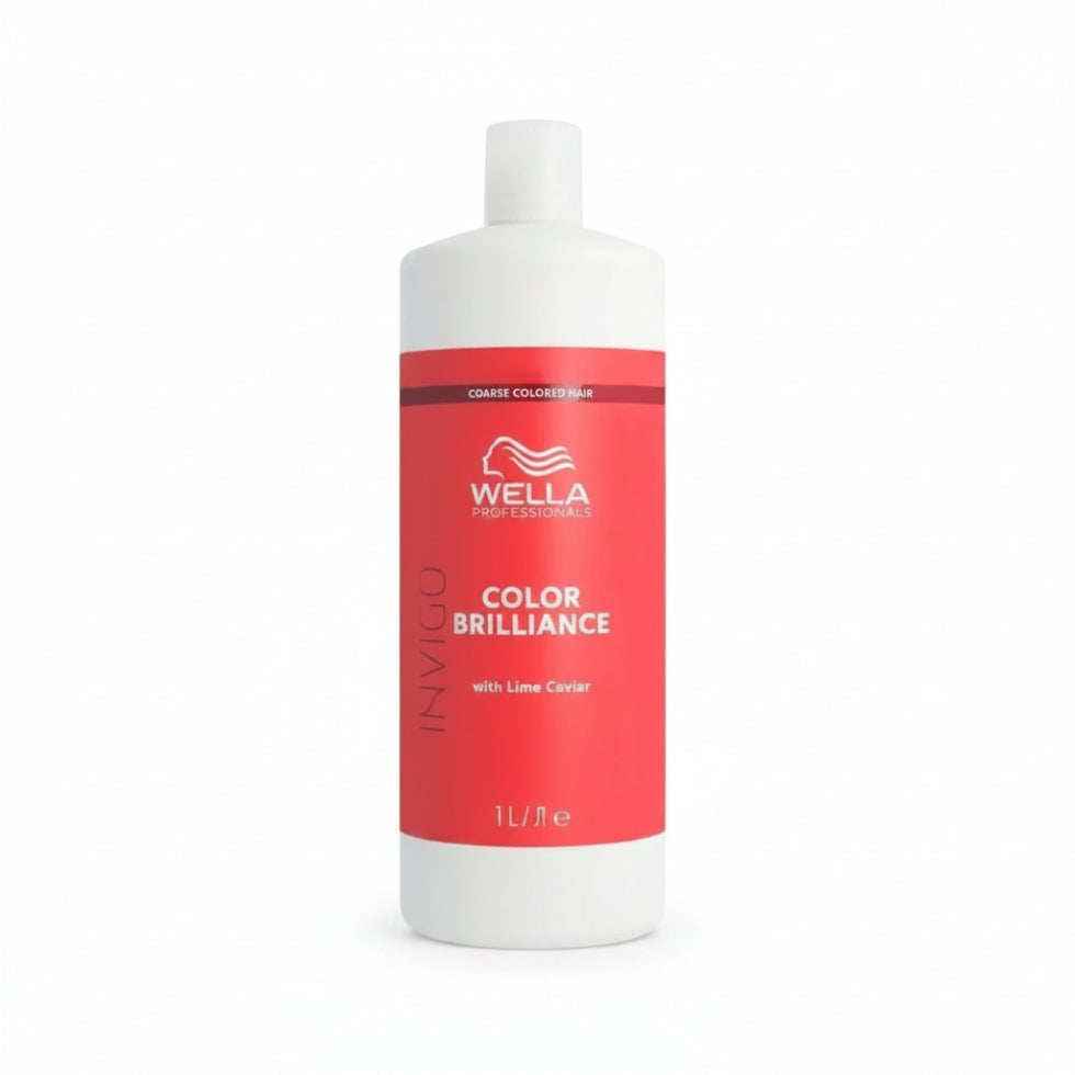 Wella Invigo Colour Brilliance Conditioner 1000ml for coarse color treated hair nourishment shine and color protection**