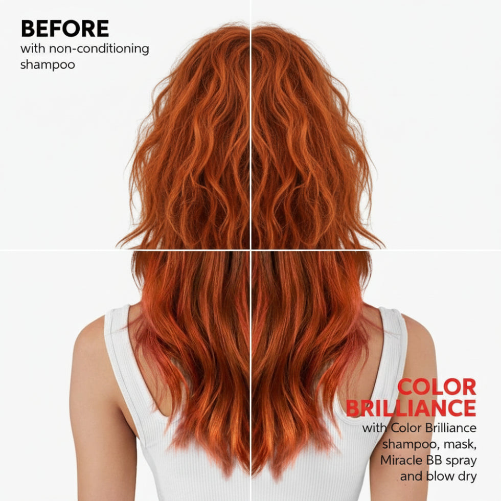 Wella Invigo Colour Brilliance Conditioner 200ml for coarse color treated hair nourishment shine and color protection**
